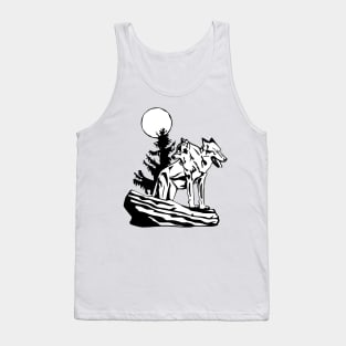 Two-headed Wolf Tank Top